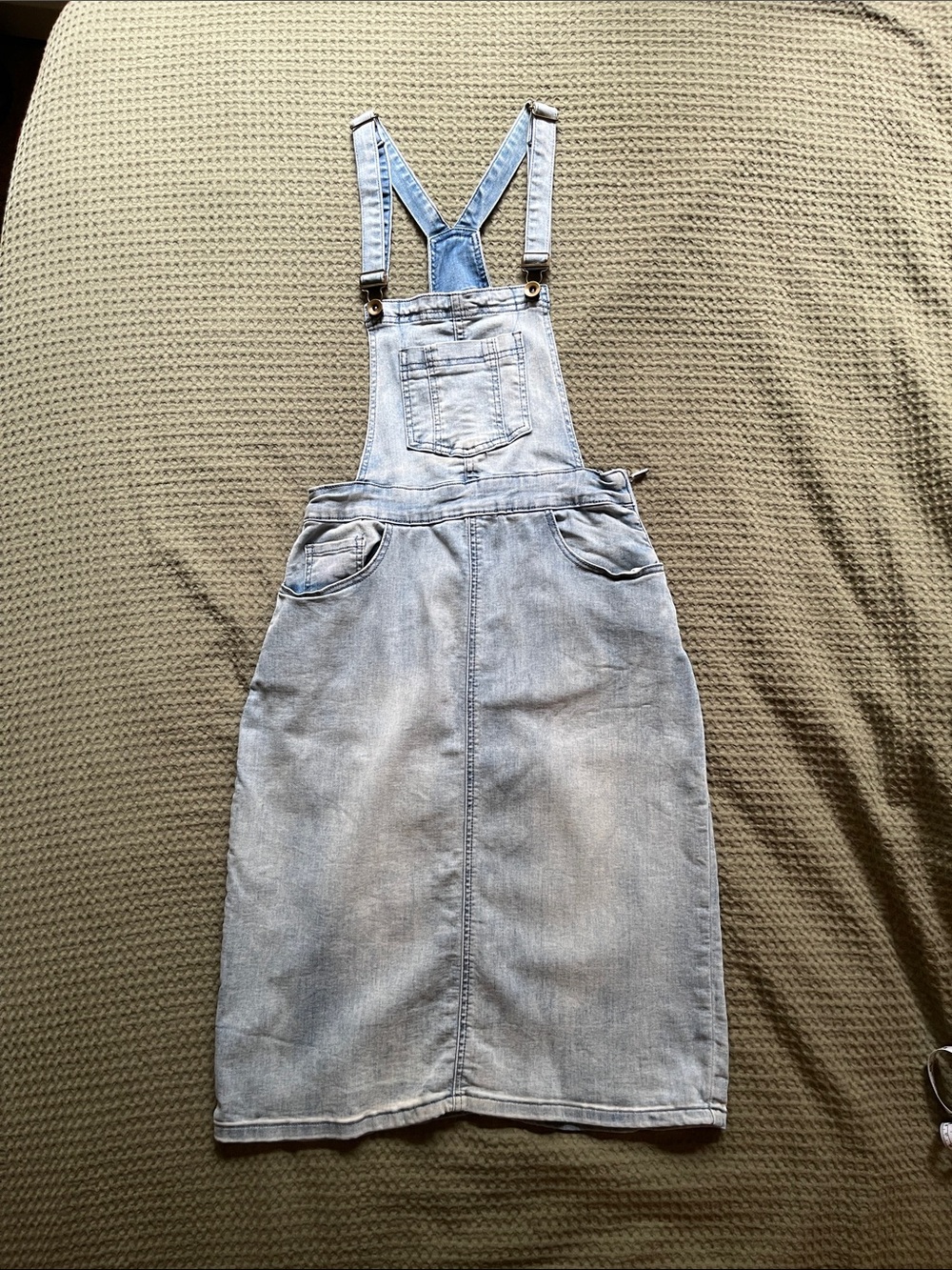 The Main Street Exchange Emerson Denim Skirt Overalls